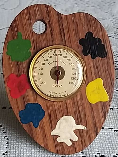 Vintage Unique Rolux thermometer Modele Depose, Made in France