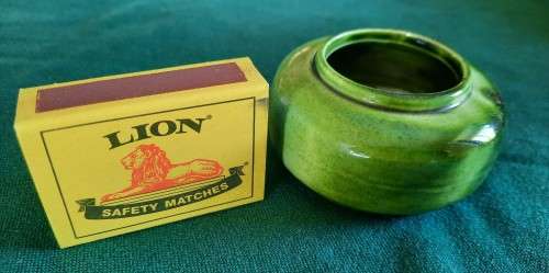 Lucia ware ink pot trinket `1807 Lucia` stamped.