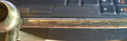 Cute little vintage EPNS silver plate toast rack - Made in England