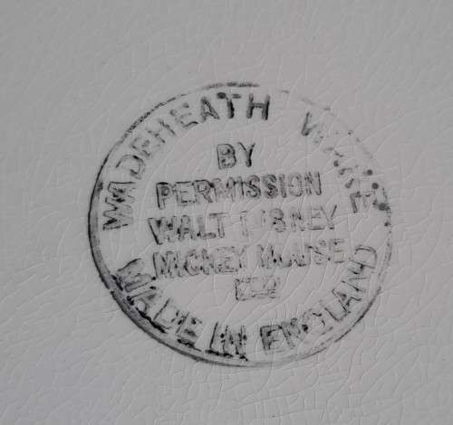 1930`s Wadeheath Walt Disney Donald Duck tea plate