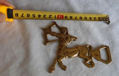 Vintage Brass Centaur bottle opener