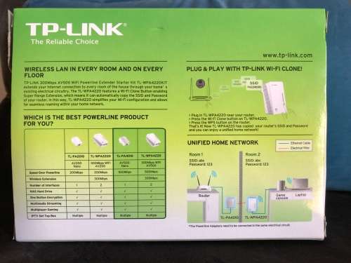 TP-LINK AV500 Wi-Fi Powerline Extender