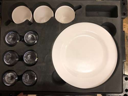 Natural instincts crockery set for 6 people.