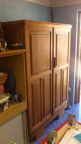 2 door teak wordrobe