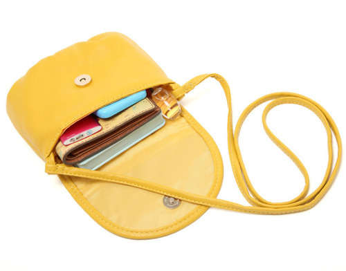 Girls Women Yellow Sling Bag