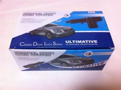 New Universal 4 Door 360 degree Rotation Actuators Car Central Lock Locking Kit