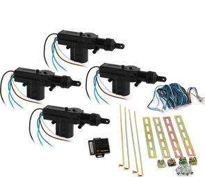 New Universal 4 Door 360 degree Rotation Actuators Car Central Lock Locking Kit