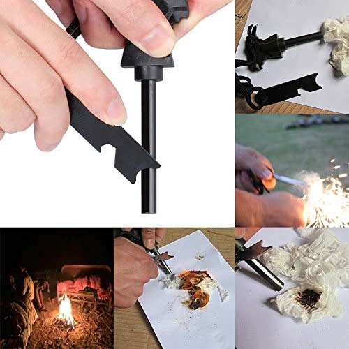 Mini Survival Swedish Fire Steel Ferrocerium Rod Fire Starter