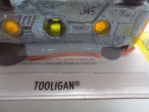 HotWheels TOOLIGAN - EXPERIMOTORS - Long Card Released USA Only  - DVD00-D9B0E Treasure Hunt 2016