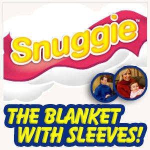Blue SNUGGIE!! the blanket that has sleeves