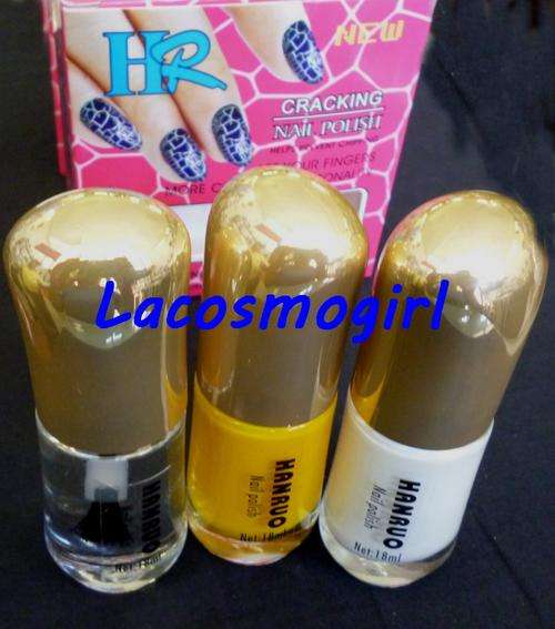 CRACK NAIL POLISH KIT - 3 X 18ml BOTTLES