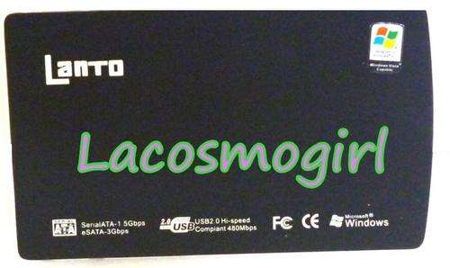 2.5" EXTERNAL SATA HDD ENCLOSURE PORTABLE HARD DISK