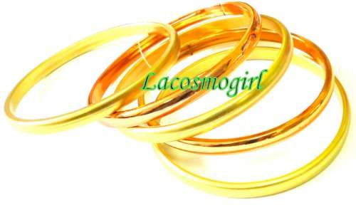 set of 5 bangles - Perfect for an arm party - This seasons latest trend