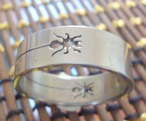Stainless Steel band ring unisex
