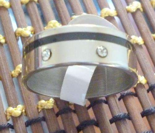 Stainless Steel band ring unisex