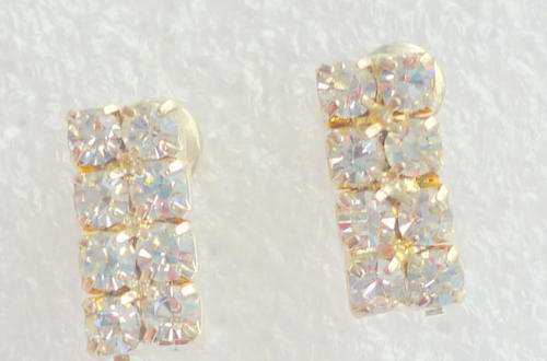 Pretty Diamante Earrings - 12mm