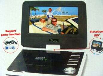 SWIVEL SCREEN - 7" PORTABLE MULTIMEDIA VIDEO WITH TV