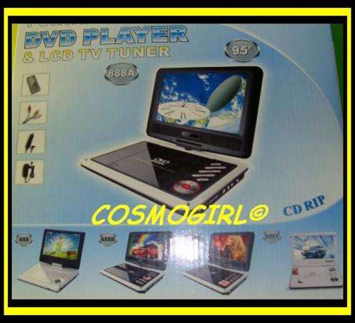 ***9.5" PORTABLE DVD PLAYER & LCD TV TUNER***