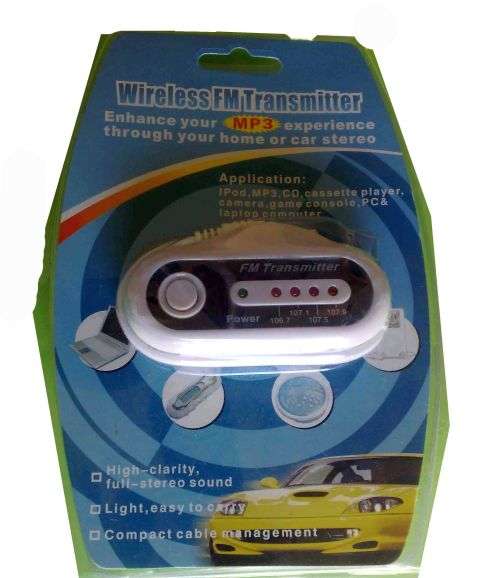 CRAZZZY R1 AUCTION - WIRELESS FM TRANSMITTER