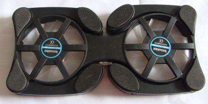 SUPER MINI NOTEBOOK FOLDABLE FAN - BLACK