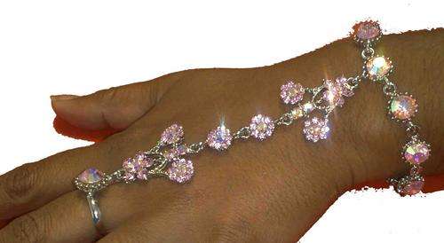 FREE SHIPPING - EXQUISITE  HANDCHAIN WITH RING