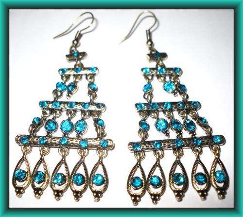ANTIQUE STYLE DIAMANTE EARRINGS