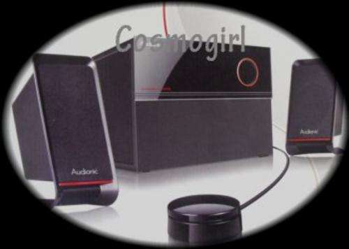 FREE SHIPPING - AUDIONIC SUBWOOFER & SATELLITES WITH REMOTE CONTROL