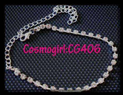 CRAZZZY R1 AUCTION - SINGLE ROW DIAMANTE BRACELET - ADJUSTABLE SIZE