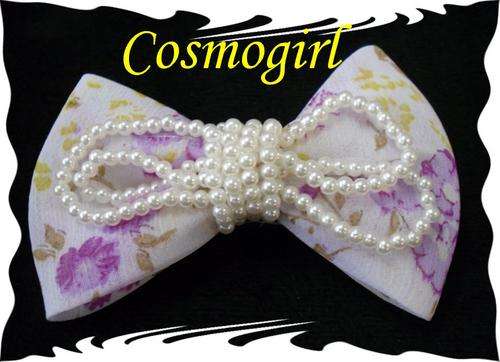 BUY 1 GET 1 FREE PROMO - CRAZZZY R1 AUCTION - CLIP ON FABRIC BOW HAIR ACCESSORY - 11cm X 7cm