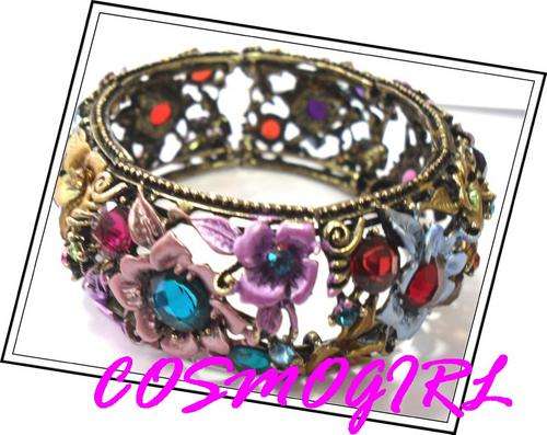 STUNNING RHINESTONE ANTIQUE BRACELET