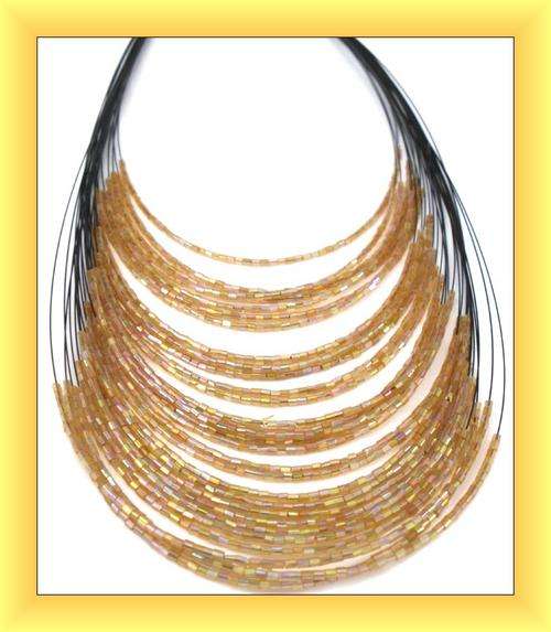 CRAZZZY R1 AUCTION - layered bead necklace