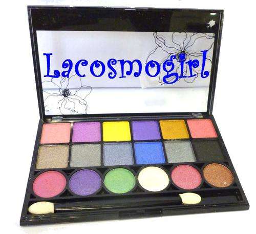 19PC EYE COLOUR PALLETTE - EYE COLOUR, APPLICATORS