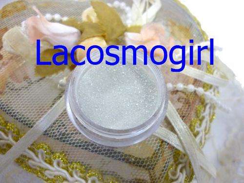 mini pot of silver acryllic powder