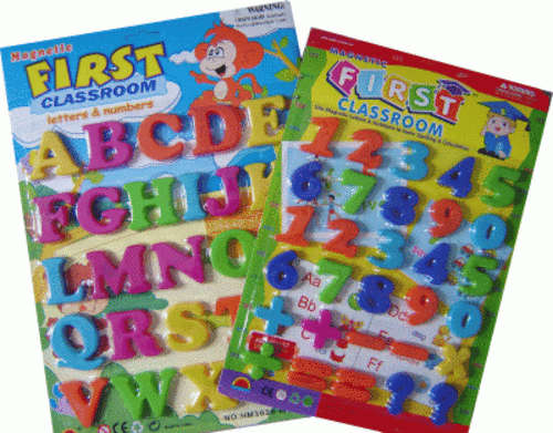 Magnetic First Classroom Letters & Numbers - Complete Set!