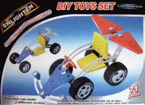 "71 Pieces" - Enlighten DIY Toys Set