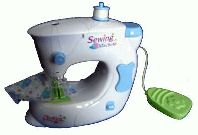 Little Girl's Sewing Machine that Actually Works!!!