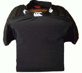 LAST ONE! R469!Guaranteed Authentic "Canterbury" Men's Size XXL Sleeveless Rugby Protective Gear Top