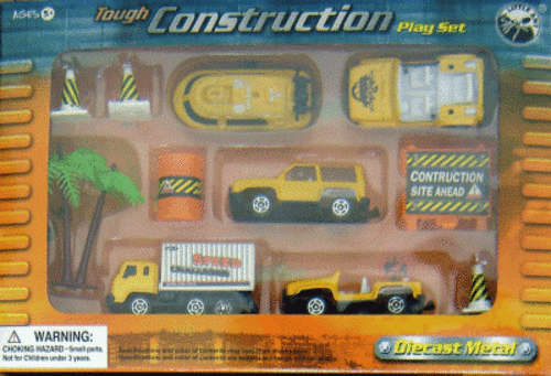 Construction Playset inc. "5" Die Cast Vehicles!!!