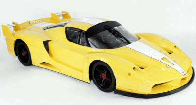 Ferrari "FXX" in Yellow - Very Scarce!!! 1:18 Scale - Authentic Licensed Ferrari Product