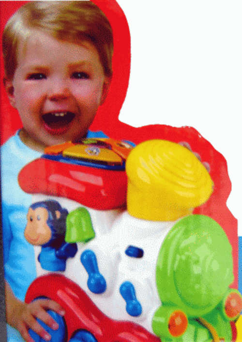 NEW!!! Interactive Sound, Lights and Music Train with Pull Line