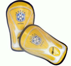 NEW!!! Boy's Football Shin Guards - Brasil !!!
