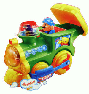 New!!!Sound, Lights and Music Train with Pop-Up Engine Driver