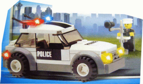 ***  "69 Pieces" - Build up Police Car with Figurine - High Quality Lego Compatible Pieces ***