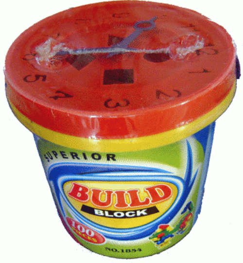 *** 100 Pieces in a Bucket *** - Lego Compatible Building Blocks