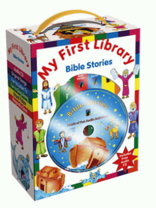 My First Library "Bible Stories" Books and CD Set
