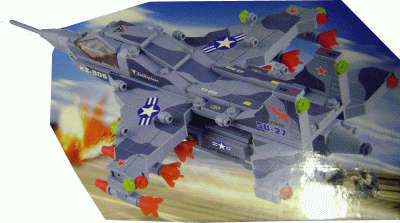 LIMITED OFFER!!! - "299 Pieces" Build Up Battleplane SU27