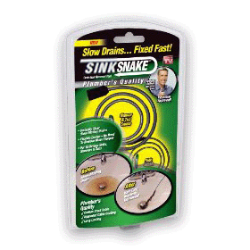 *** Sink Snake Plumber's Quality Drain Hair Removal Tool - As Seen on TV***