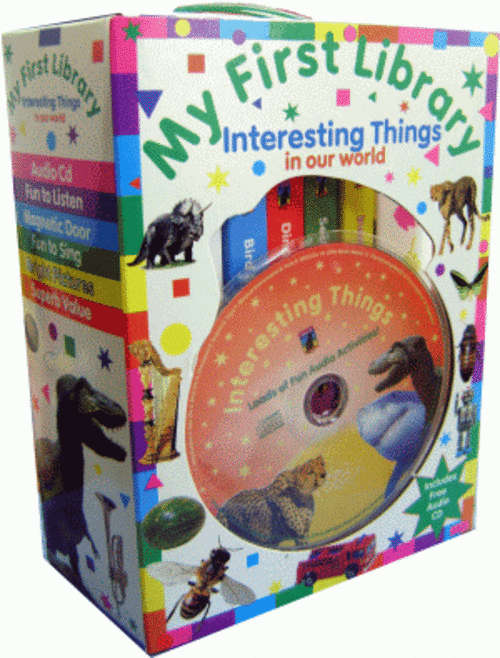 "NEW" - My First Library "Interesting Things in Our World" Books and Audio CD Set