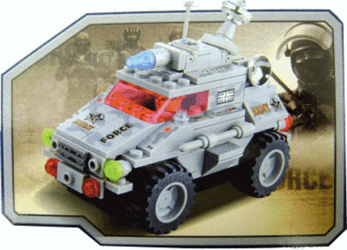 NEW!!! "147 Pieces" - Build up "Military Jeep"!!! - High Quality Lego Compatble Pieces