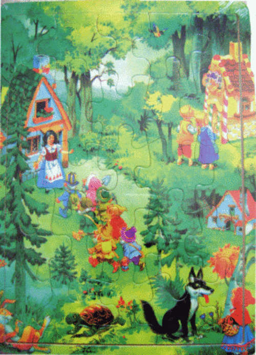 *** "FAIRYTALES" Wooden Puzzle ***